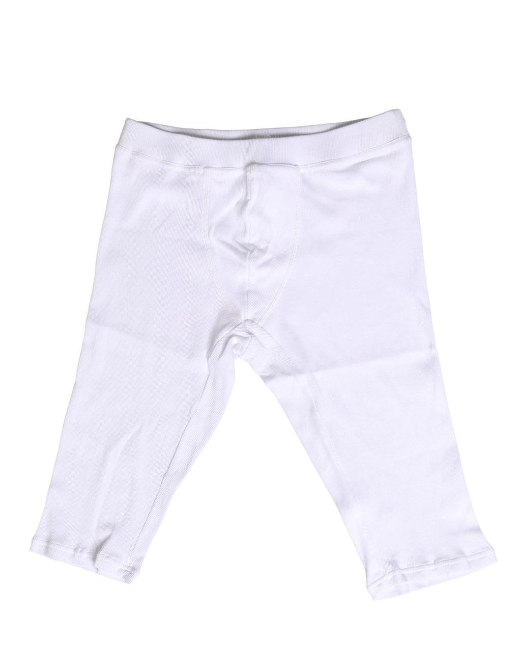 Dolce & Gabbana White Cotton Short Johns Men Pants Underwear