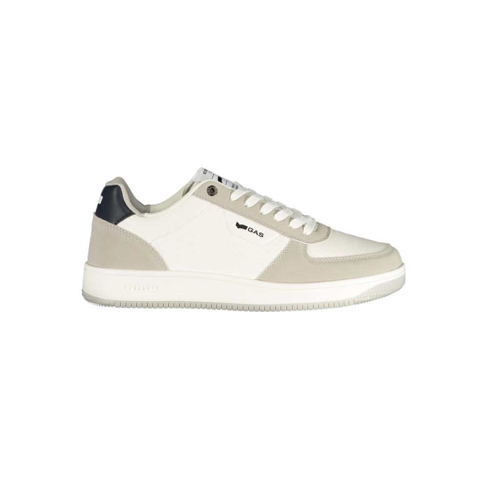 Gas Bianco Polyurethane Men Sneaker