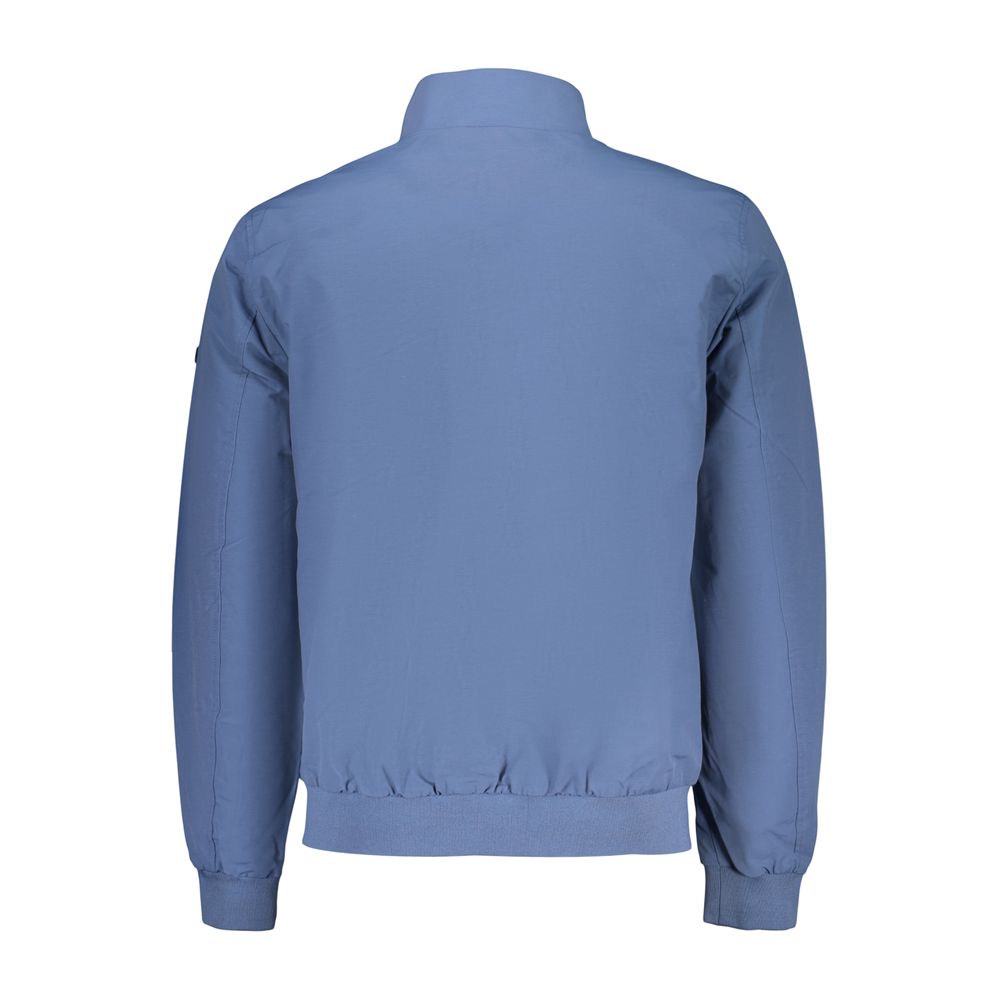 Blue Cotton Men's Jacket