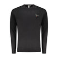Black Cotton Men's Sweater