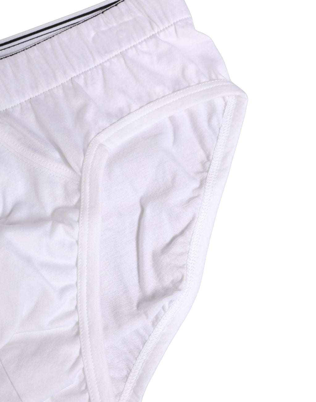 White Cotton Regular Men Midi Brief Underwear