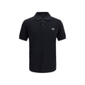 Black Cotton Polo Shirt