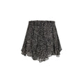 Black Viscose Bermuda Shorts