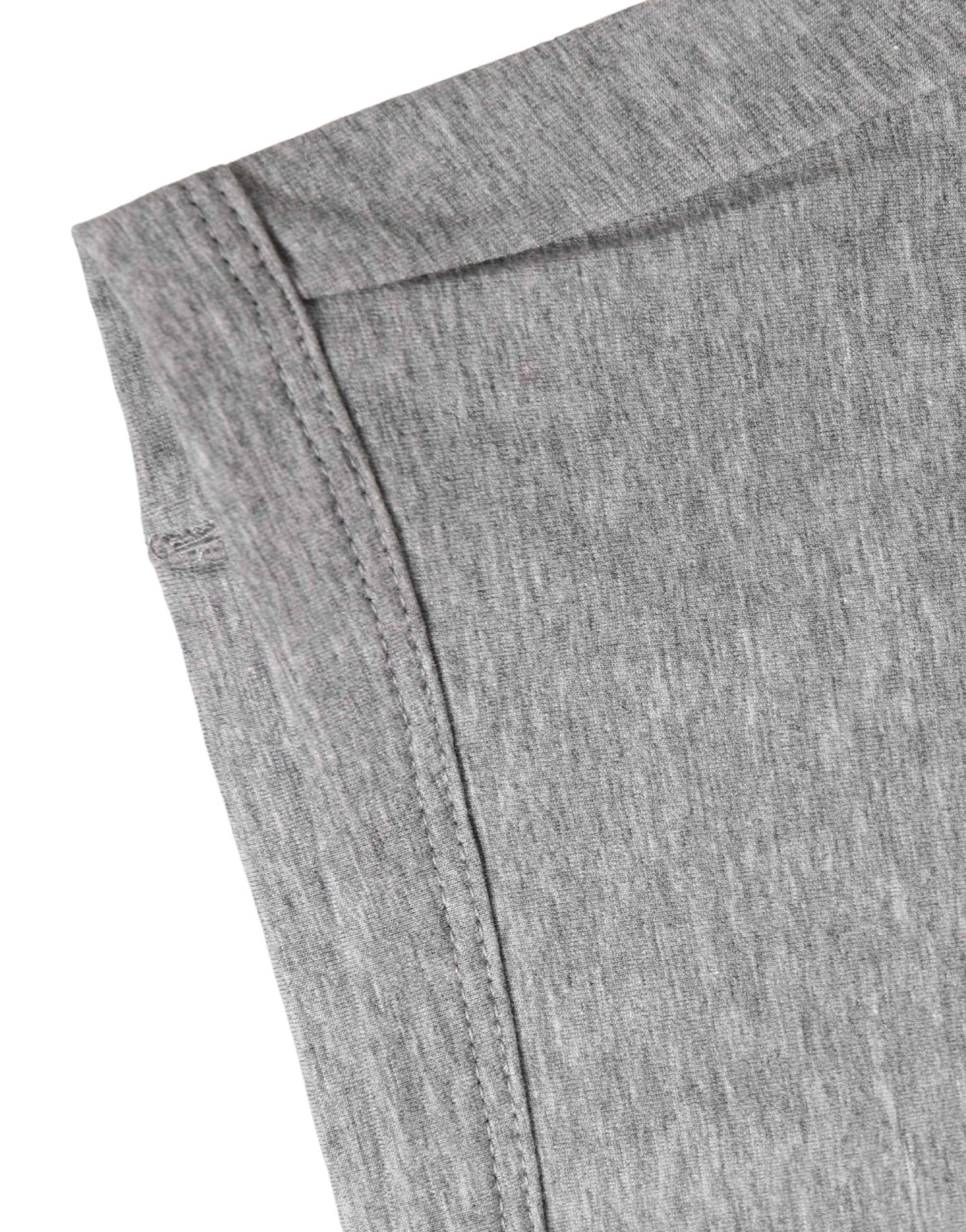Gray Cotton Logo Waistband Midi Boxer Underwear