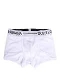 White Logo Waistband Regular Boxer Underwear
