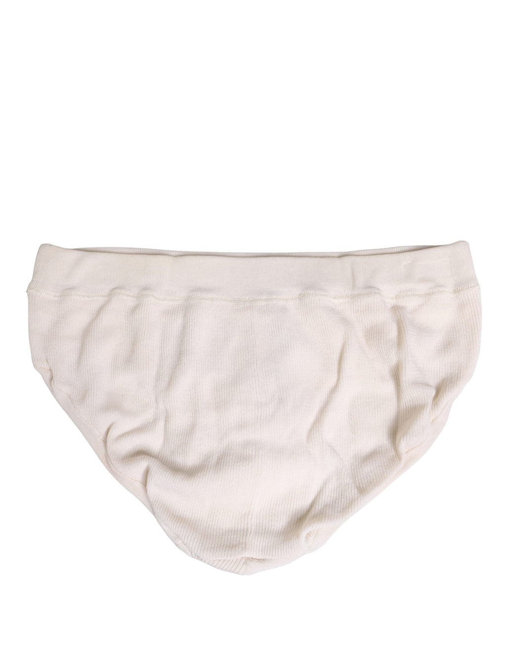 Dolce & Gabbana Off White Logo Silk Men Briefs Underwear