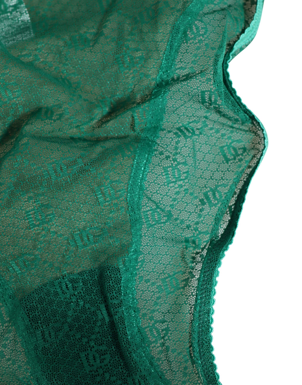 Green Lace Nylon DG Lingerie Panty Brief Underwear