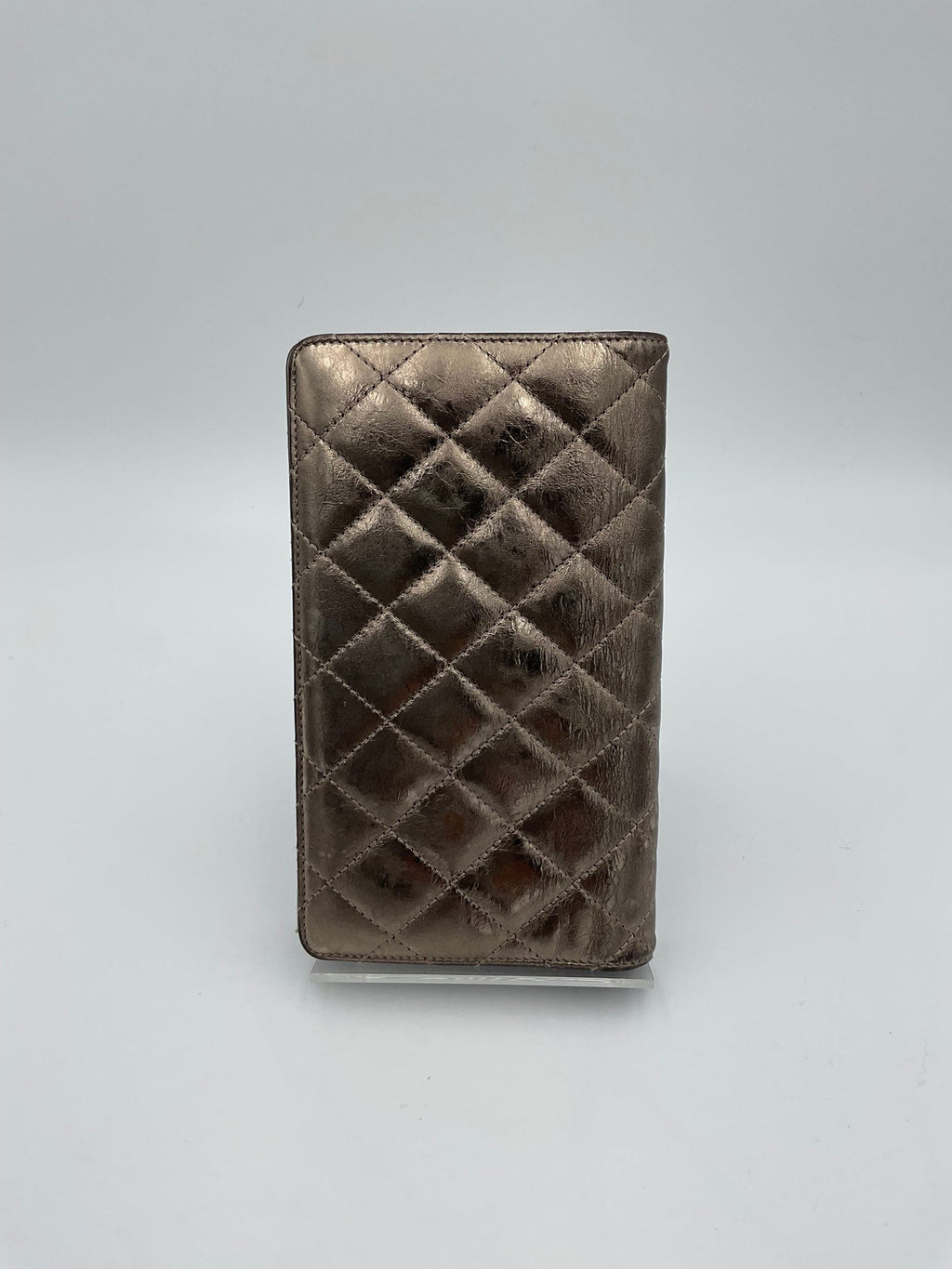 CHANEL Matèlassè Platinum Wallet