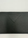 PRADA Zip in Saffiano Leather Wallet