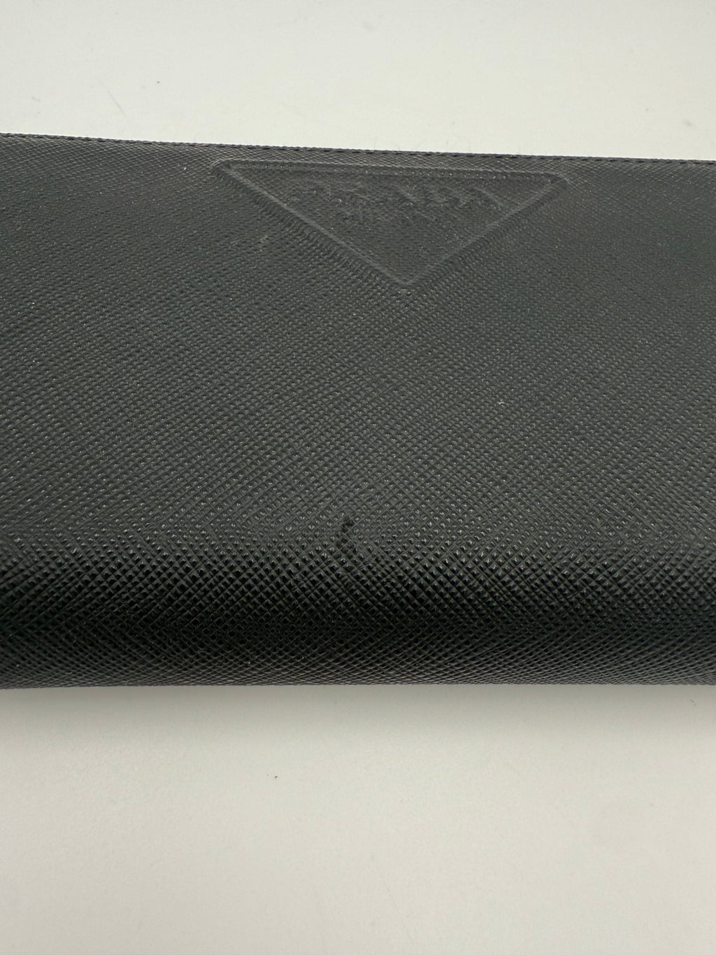 PRADA Zip in Saffiano Leather Wallet