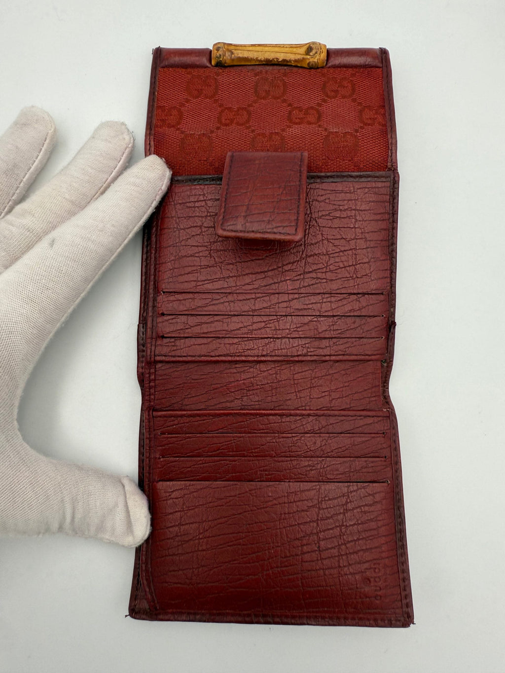 GUCCI GG Canvas Compact Wallet
