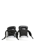 Dolce & Gabbana Gray Leather Low Top Lace Up Sneakers Shoes
