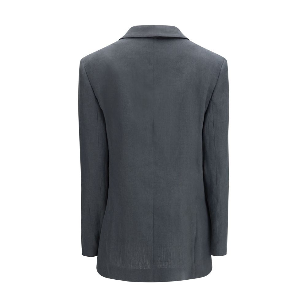 Gray Linen Jacket