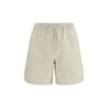 Beige Nylon Bermuda Shorts