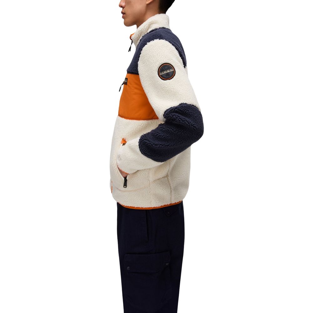 Orange Polyester Sweatshirt