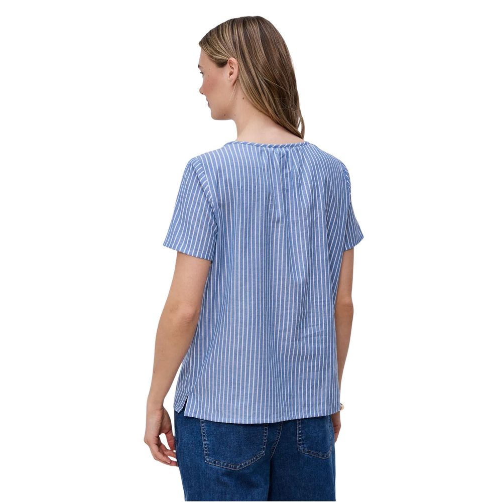 Blue Cotton Blouse