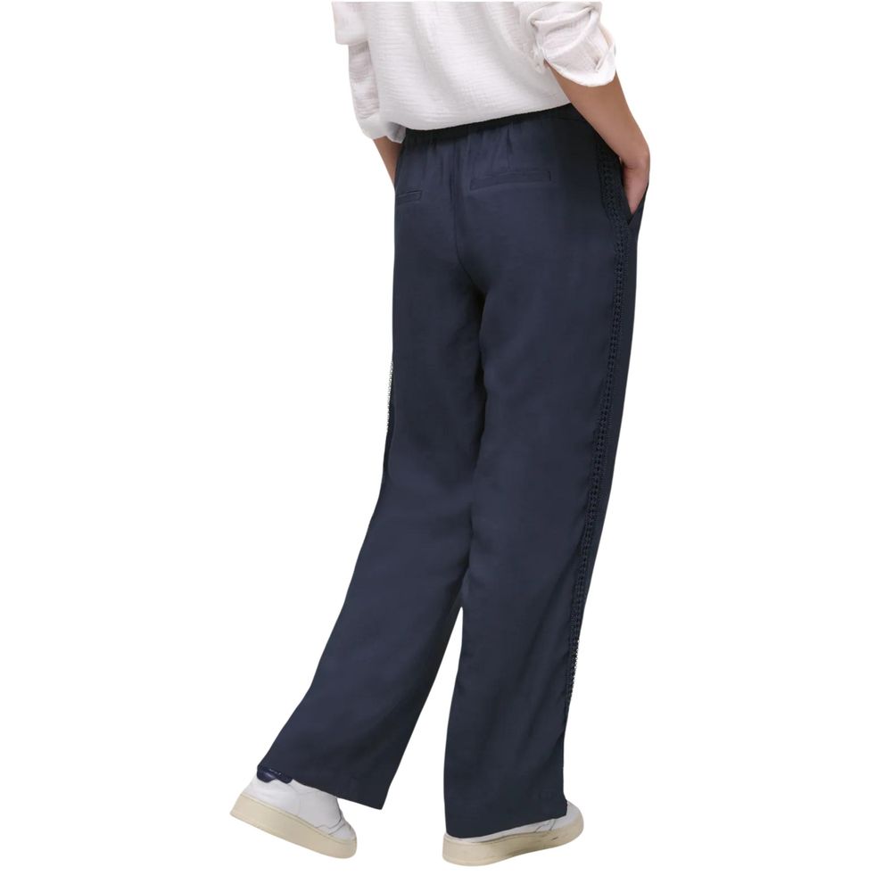 Blue Modal Casual Pants