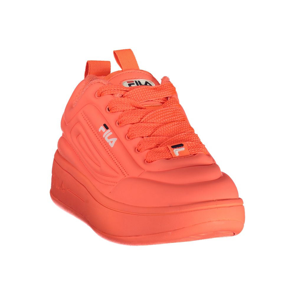 Coral Polyurethane Women Sneaker