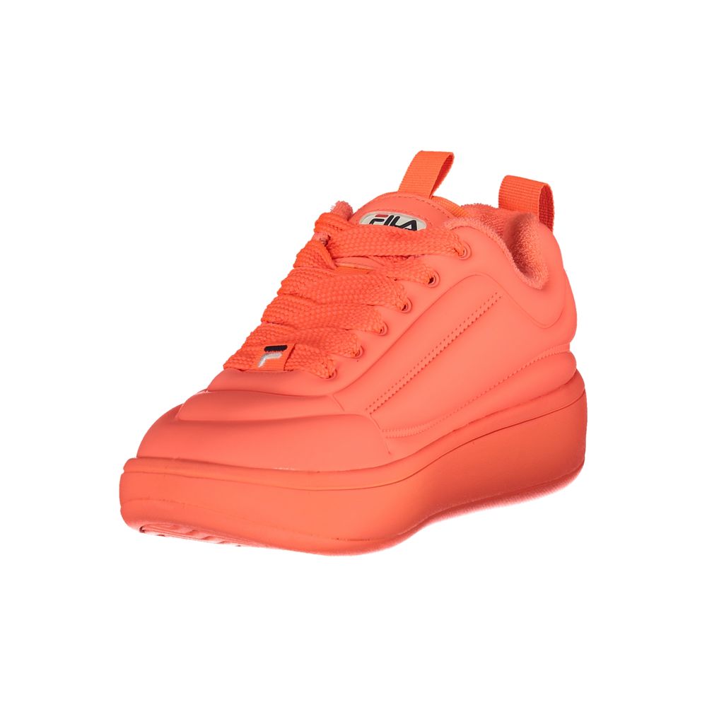 Coral Polyurethane Women Sneaker