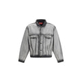Diesel Gray Cotton Denim Jacket