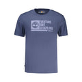 Blue Cotton Men's T-Shirt