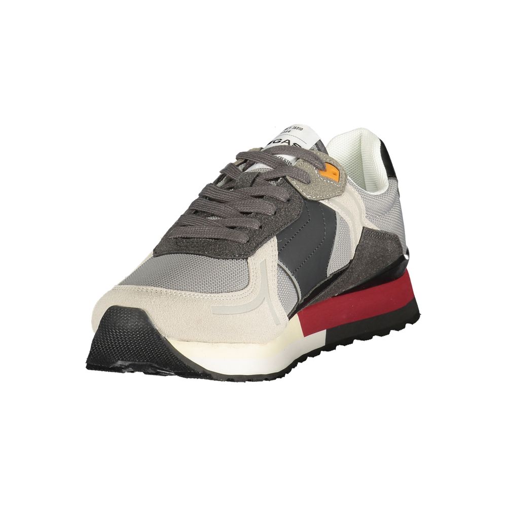 Grey Polyurethane Men Sneaker