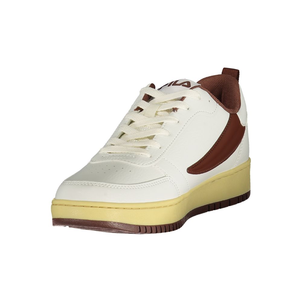 Bianco Poliuretano Uomo Sneaker