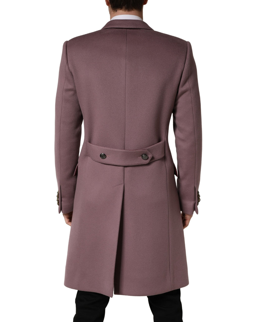 Brown Double Breasted Men Trench Coat Jacket