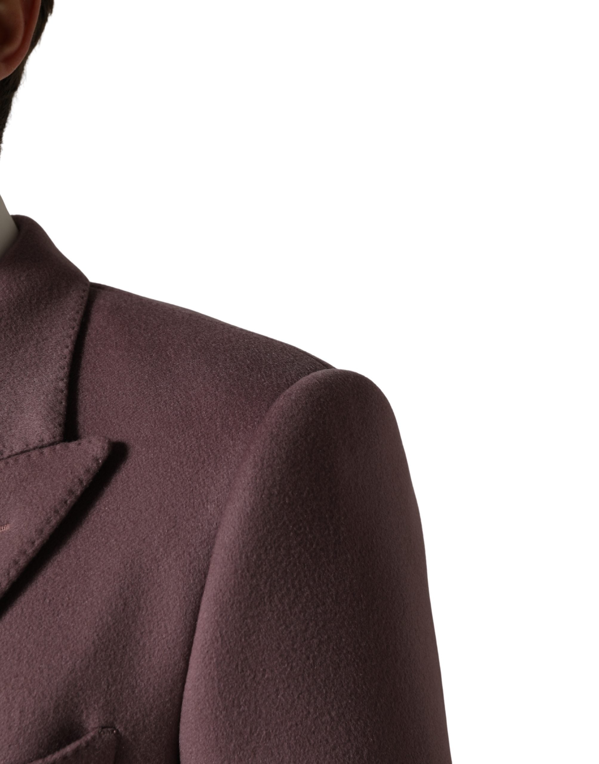 Brown Double Breasted Men Trench Coat Jacket