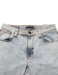 Light Blue Cotton Stretch Skinny Fit Men Denim Trouser JEANS