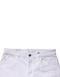 White Mid Waist Cotton Skinny Denim Men Trouser Jeans