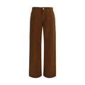 Brown Cotton Pants