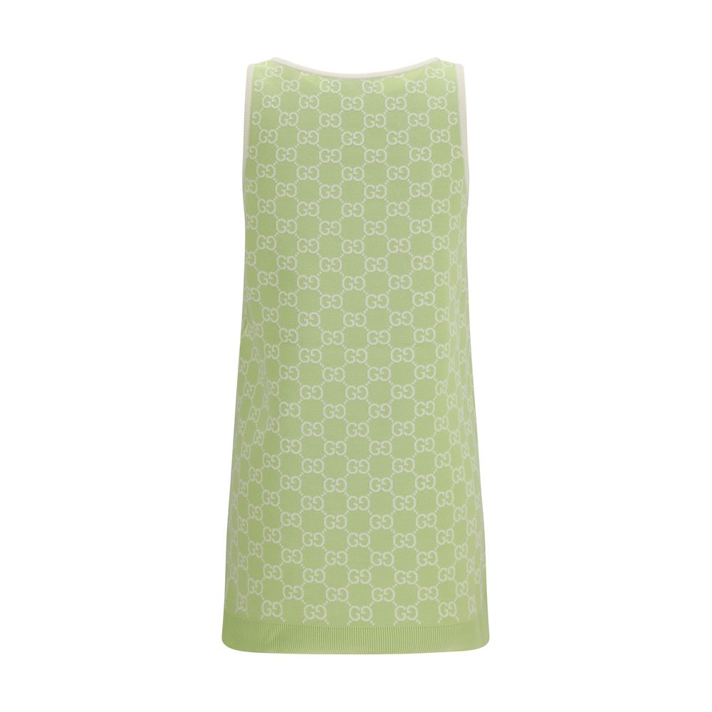 Bicolor Cotton Casual Dress