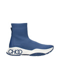 Jimmy Choo Blue Fabric Ankle Boots