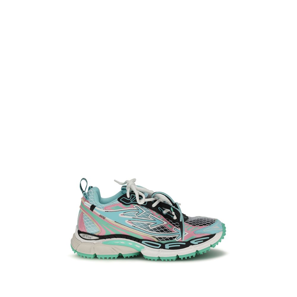 Multicolor Polyethylene Athletic Sneakers