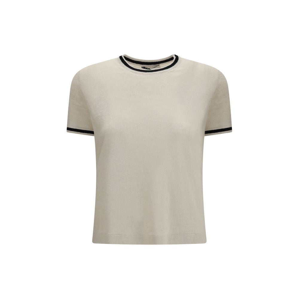 Beige Linen T-Shirt