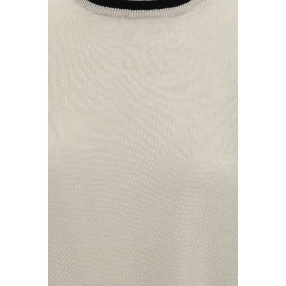 Beige Linen T-Shirt