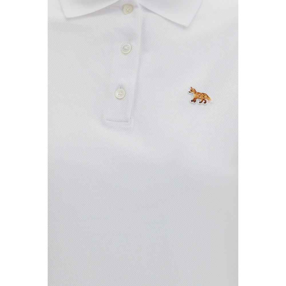 White Cotton Polo Shirt