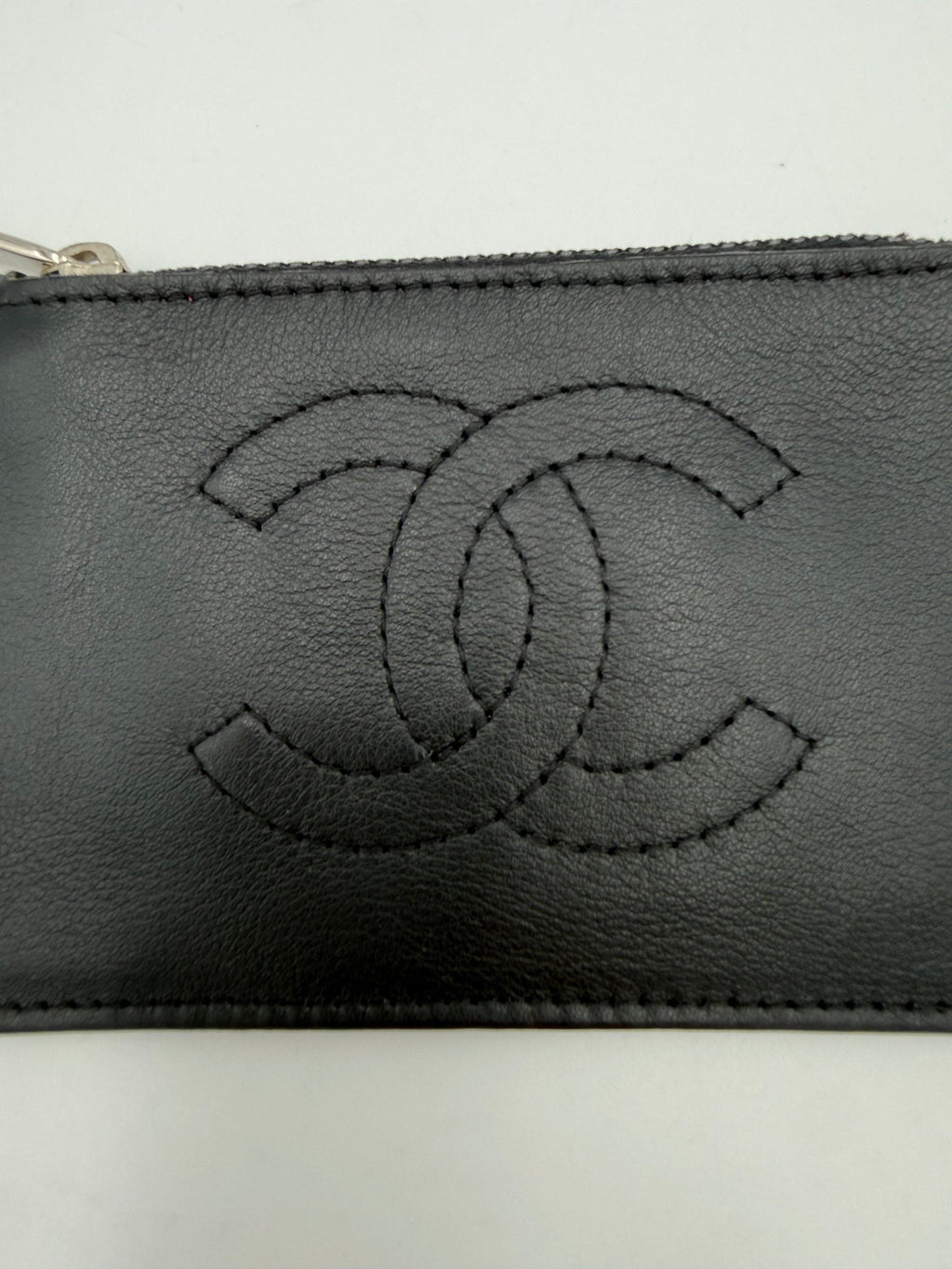 CHANEL Lamb Leather Coin Purse/Card Holder