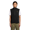 Black Polyester Sleeveless Jacket