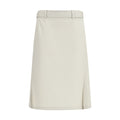 Gray Cotton Long Skirt
