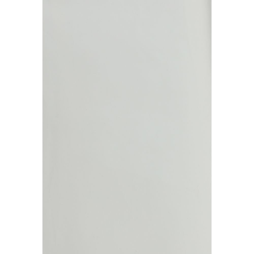 White Cotton Midi Skirt