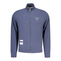 Blue Cotton Men Sweatshirt