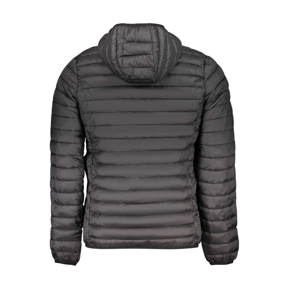 Black Polyester Men's Jacket