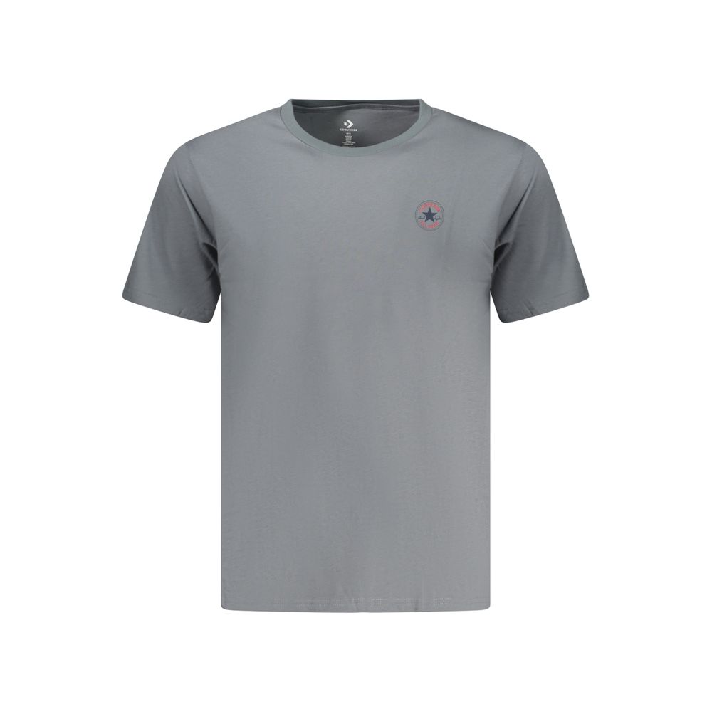 Gray Cotton Men's T-Shirt