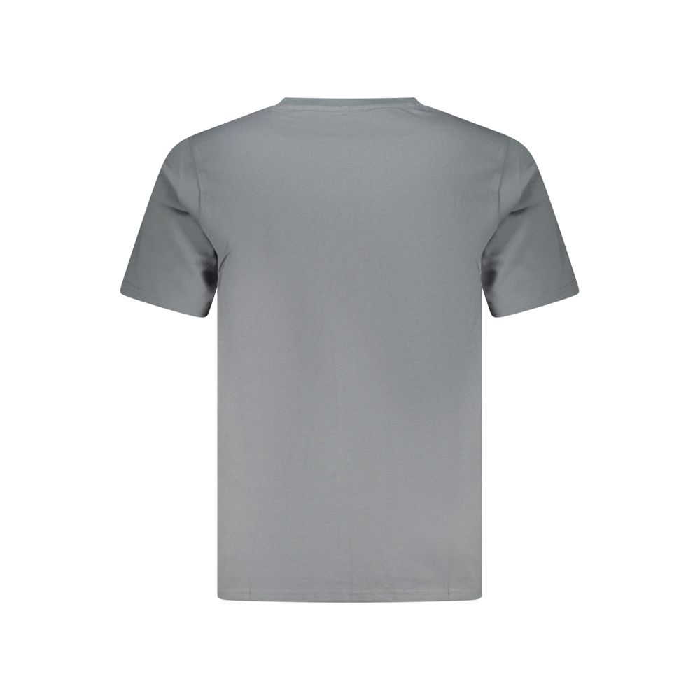 Gray Cotton Men's T-Shirt