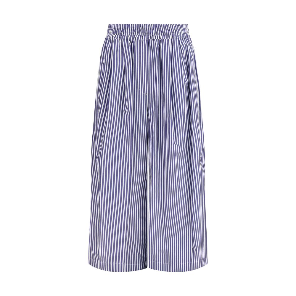 Blue Cotton Pants