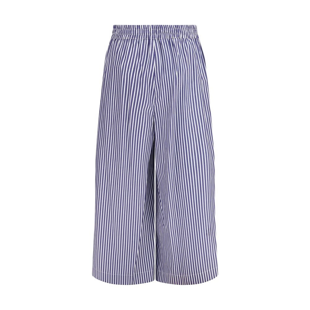 Blue Cotton Pants