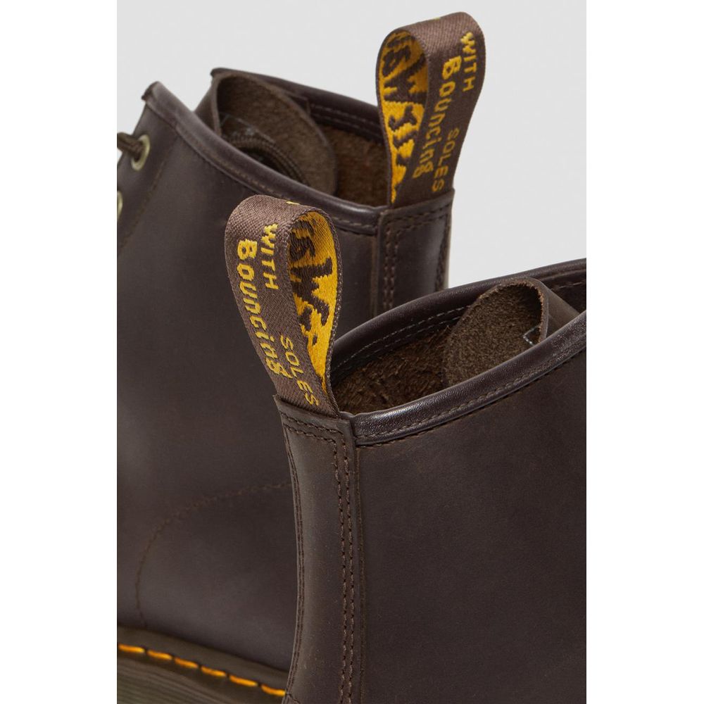 Brown Leather Athletic Sneakers