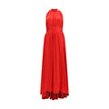 SA SU PHI Red Polyester Long Dress